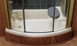 Фота ванны з глыбокім паддонам
