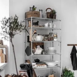 Loft shelving for the kitchen photo