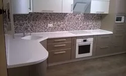 Акс latte countertop дар ошхона