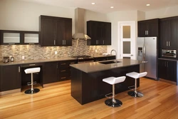 Kitchen floor table photo