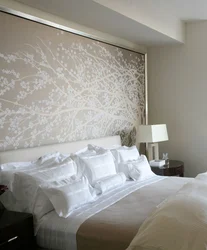 Wallpaper panel bedroom photo