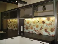 Install a photo panel in the kitchen