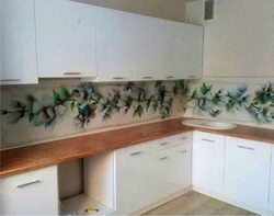Install a photo panel in the kitchen