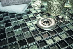 Epoxy grout in the bathroom photo