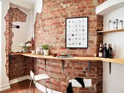 Old wall in the kitchen photo