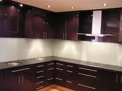 Black kitchens made of mdf photo