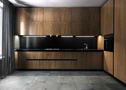 Ошхонаҳои сиёҳ аз акси MDF сохта шудаанд