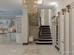 Living room hall in the house photo
