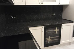 Royal pearl countertop kitchen photo