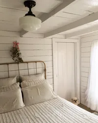 Спальня ў белым доме фота