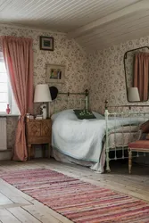 Bedroom In An Old House Photo