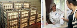 Омехта дар ошхонаи ширӣ акс