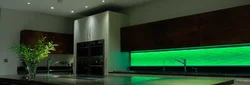 Hanging Kitchen With Lighting Photo