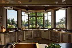 Round Window In The Kitchen Photo