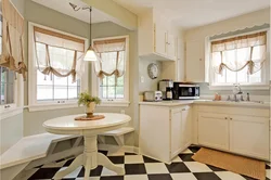 Round window in the kitchen photo