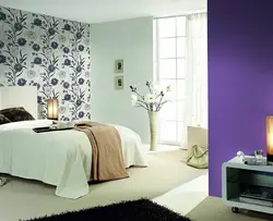 Naxışlı yataq otağı rəngli fotoşəkil
