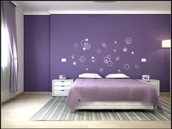 Bedroom color photo with pattern