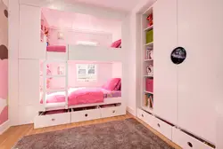 Children's bedroom wardrobe bed photo