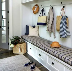 Hallway furniture with seat photo