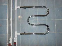Vanna otağı fotoşəkilində qızdırılan dəsmal dəmir borusu
