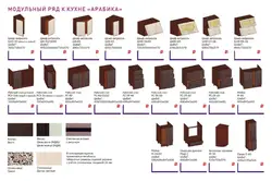 Андозаҳои модулҳои ошхона акс