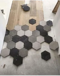 Honeycomb Tiles In The Hallway Photo