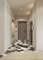 Honeycomb tiles in the hallway photo