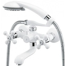Plastic bathroom faucet photo