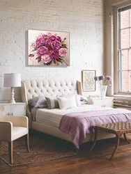 Yataq Otağında Şəkil Çəkdirən Peonies