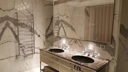 Marble countertops bathroom photo
