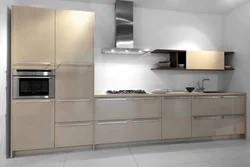 Handles horizontally in the kitchen photo