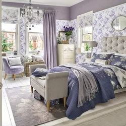Paintings in the bedroom Provence photo
