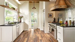 Laminate Flooring In A Small Kitchen Photo