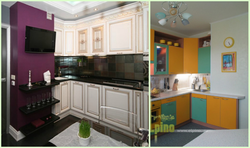 Kitchens at the entrance on the right photo
