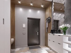 Laminate flooring in a small hallway photo