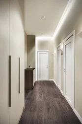 Laminate flooring in a small hallway photo