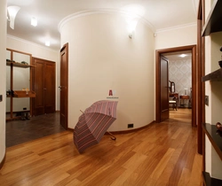 Laminate flooring in a small hallway photo