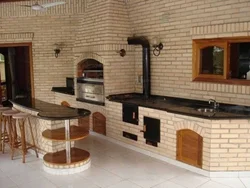 Kitchen With Brick Oven Photo