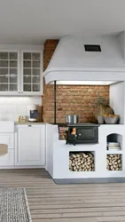 Kitchen With Brick Oven Photo
