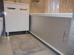 Sliding panels for bathroom photo
