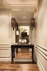 Classic mirror in the hallway photo