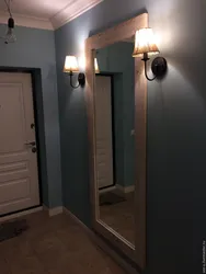 Classic mirror in the hallway photo
