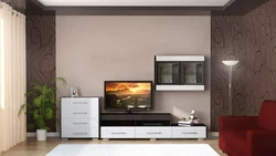 Living room with two chests of drawers photo