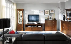 Living Room With Two Chests Of Drawers Photo