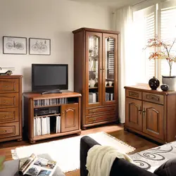 Living room with two chests of drawers photo