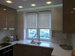 Photo of blinds for a small kitchen