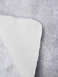 White bath mat photo
