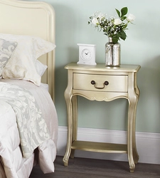 Round table in the bedroom photo