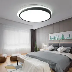 Round Ceiling In The Bedroom Photo