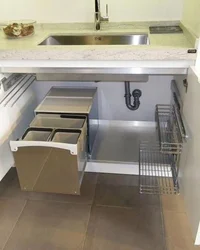 Hanging drawers for kitchen photo